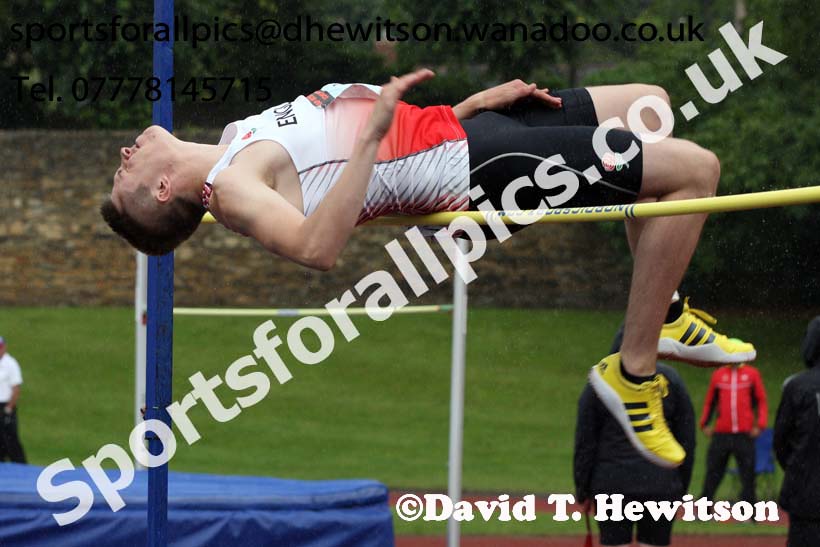 Senior mens high jump, EAP International Combined Events, Hexham Northumberland. Photo: David T. Hewitson/Sports for All Pics